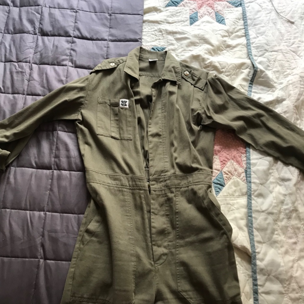 Lucy & Yak Green Long Sleeve Jumpsuit - Picture 5 of 5